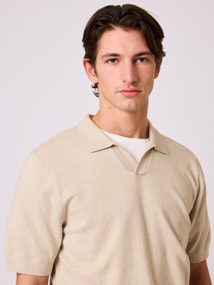 Ivar polo t-skjorte Ivar Polo t-skjorte Oyster Gray 21_Ivar polo t-skjorte I3E_Ivar polo t-skjorte I3E 7510688.jpg_