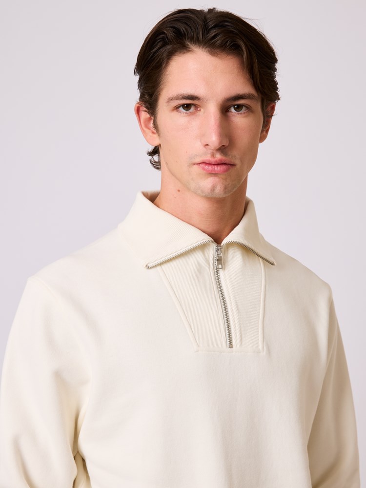 Joshua zip neck genser Joshua  zip neck genser tofu 14_Joshua zip neck genser OAF.jpg_