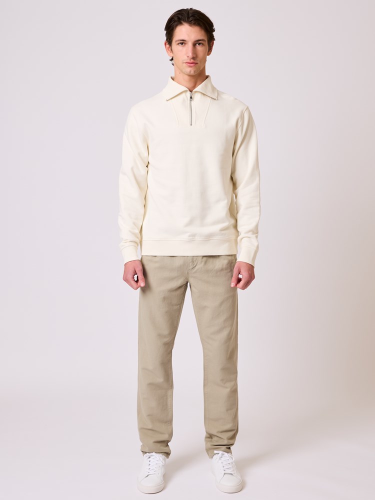 Joshua zip neck genser Joshua  zip neck genser tofu 3_Joshua zip neck genser OAF.jpg_