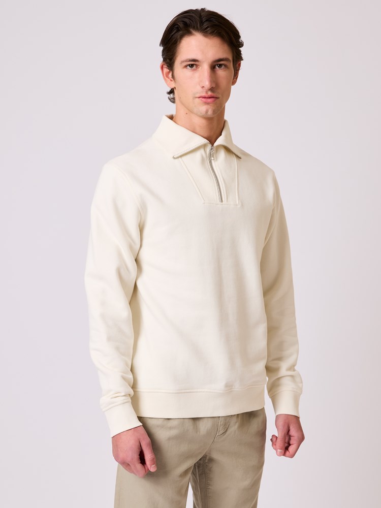 Joshua zip neck genser Joshua  zip neck genser tofu 7_Joshua zip neck genser OAF.jpg_
