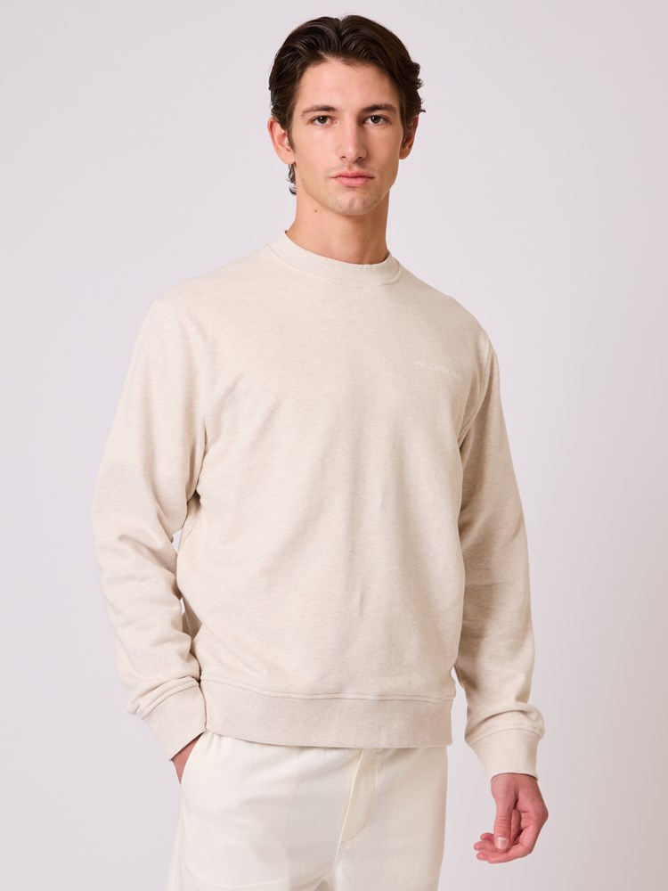 Joshua collegegenser Joshua collegegenser Oyster Grey Melange 5_Joshua collegegenser S58.jpg_