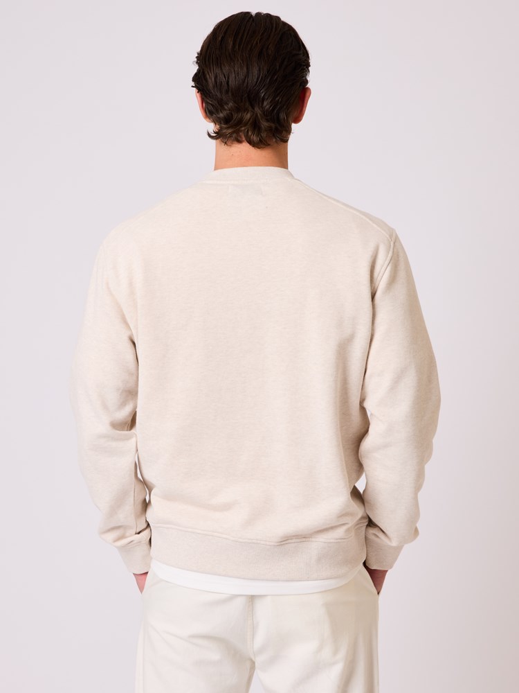 Joshua collegegenser Joshua collegegenser Oyster Grey Melange 7_Joshua collegegenser S58.jpg_