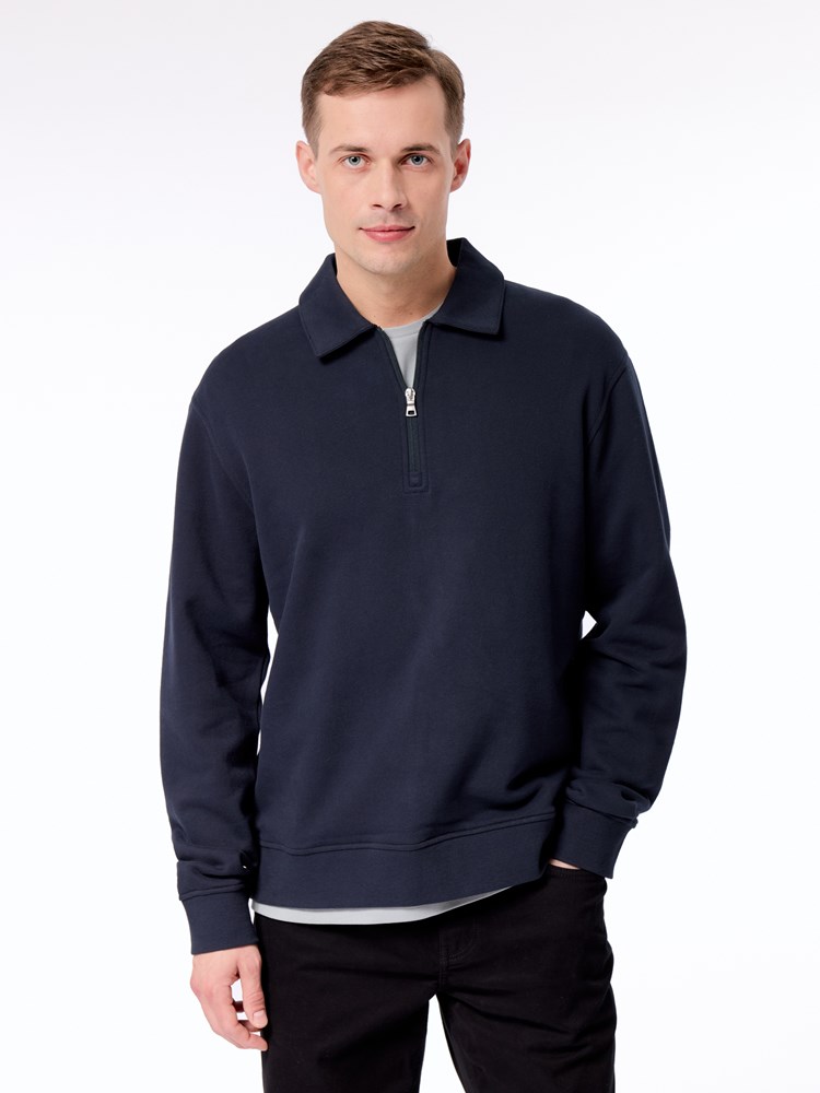 Joshua zip genser Joshua zip genser c27 dark navy 9_Joshua zip genser C27.jpg_