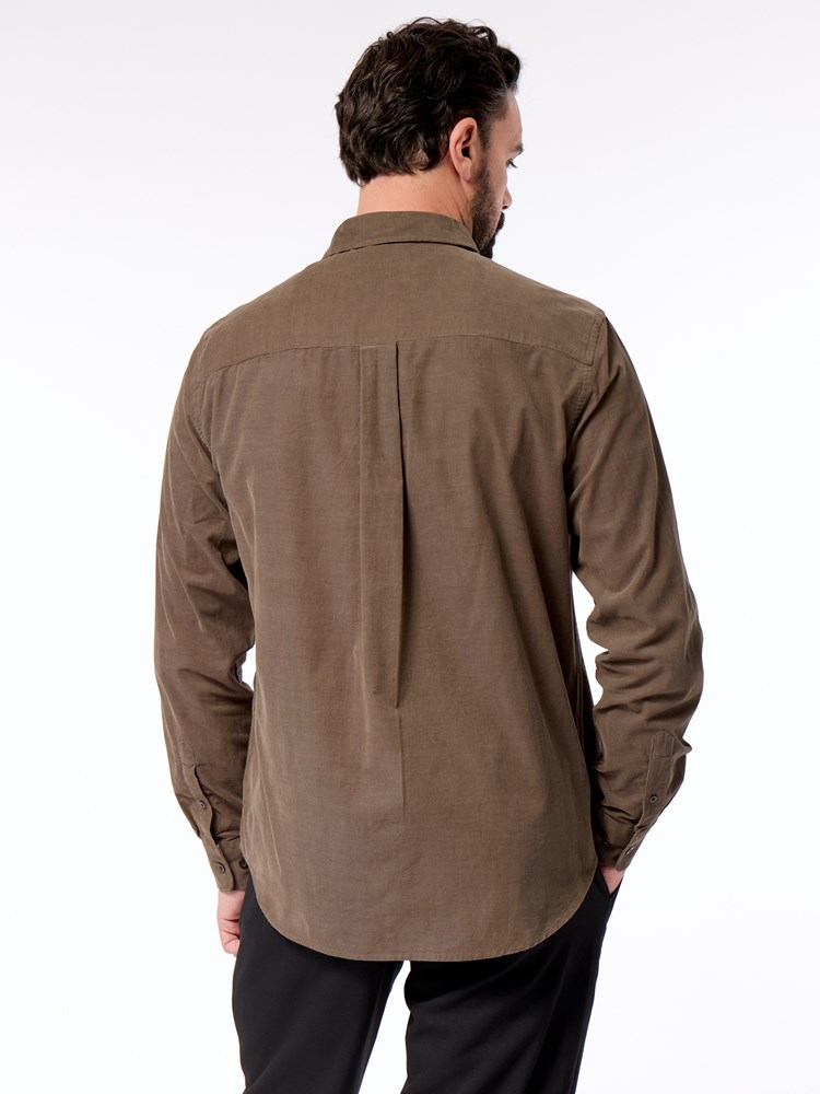 Kasper skjorte Kasper skjorte ID7 Stone Gray 26.jpg_Back||Back