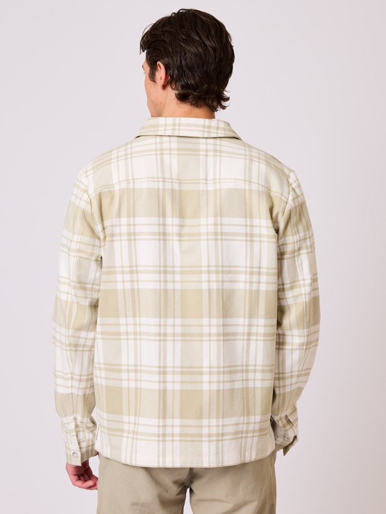 Lukas rutete overskjorte Lukas rutete overskjorte Moss grey 8_Lukas rutete overskjorte I4R 7510648.jpg_