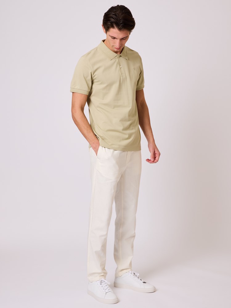 Marc polo t-skjorte Marc pique Moss grey 3_Marc polo t-skjorte I4R.jpg_