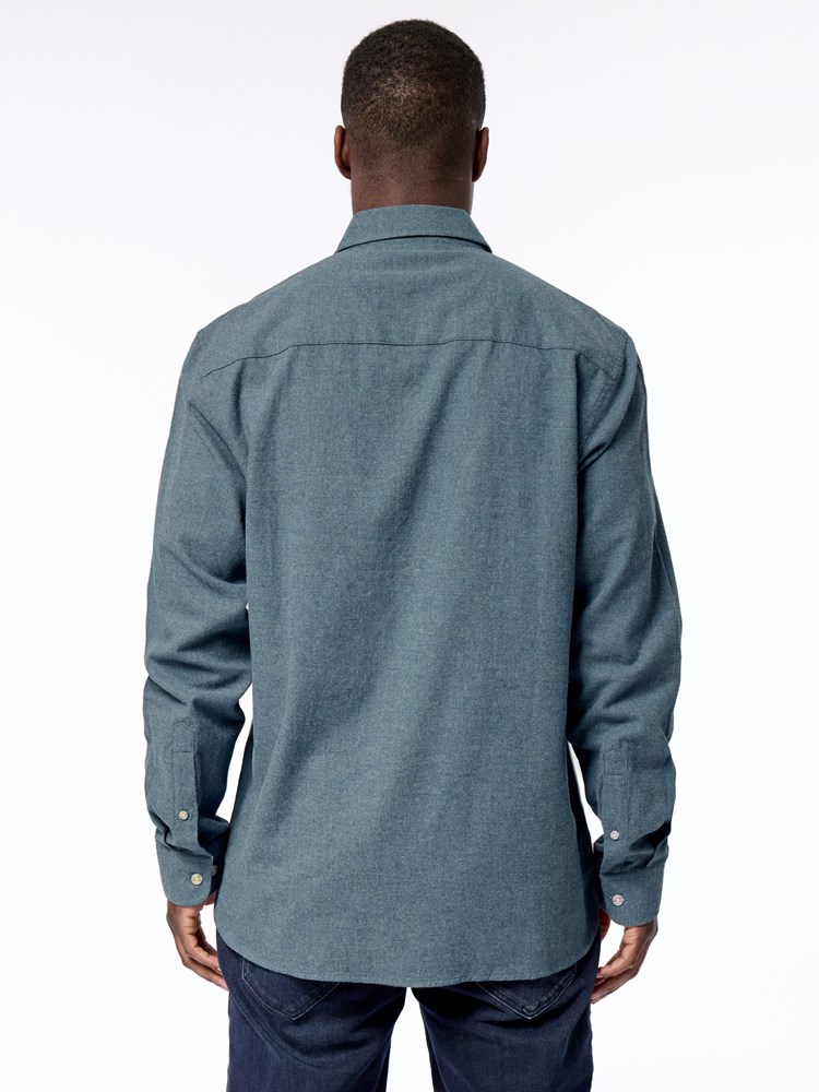 Melange Shirt Melange shirt EHI Midnight Na 25_Melange Shirt EHI.jpg_Back||Back