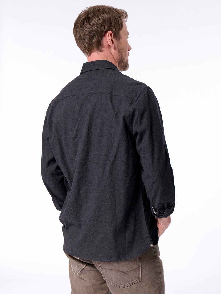 7512481 R95 Melange shirt R95 Meteorite 21_Melange Shirt R95.jpg_Back||Back