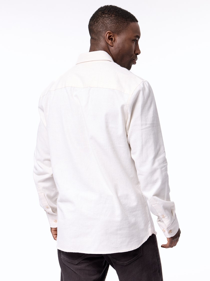 7512481 S21 Melange shirt S21 Antique white 15_Melange Shirt S21.jpg_Back||Back