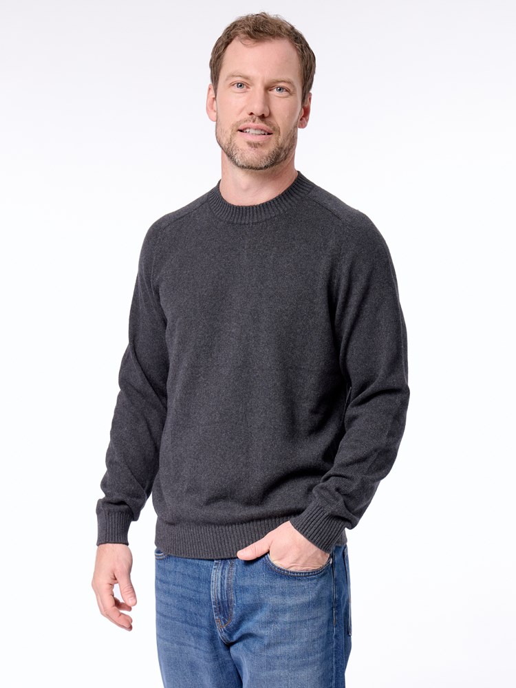 Melange sweater Melange sweater R95 Meteorite 13.jpg_Front||Front