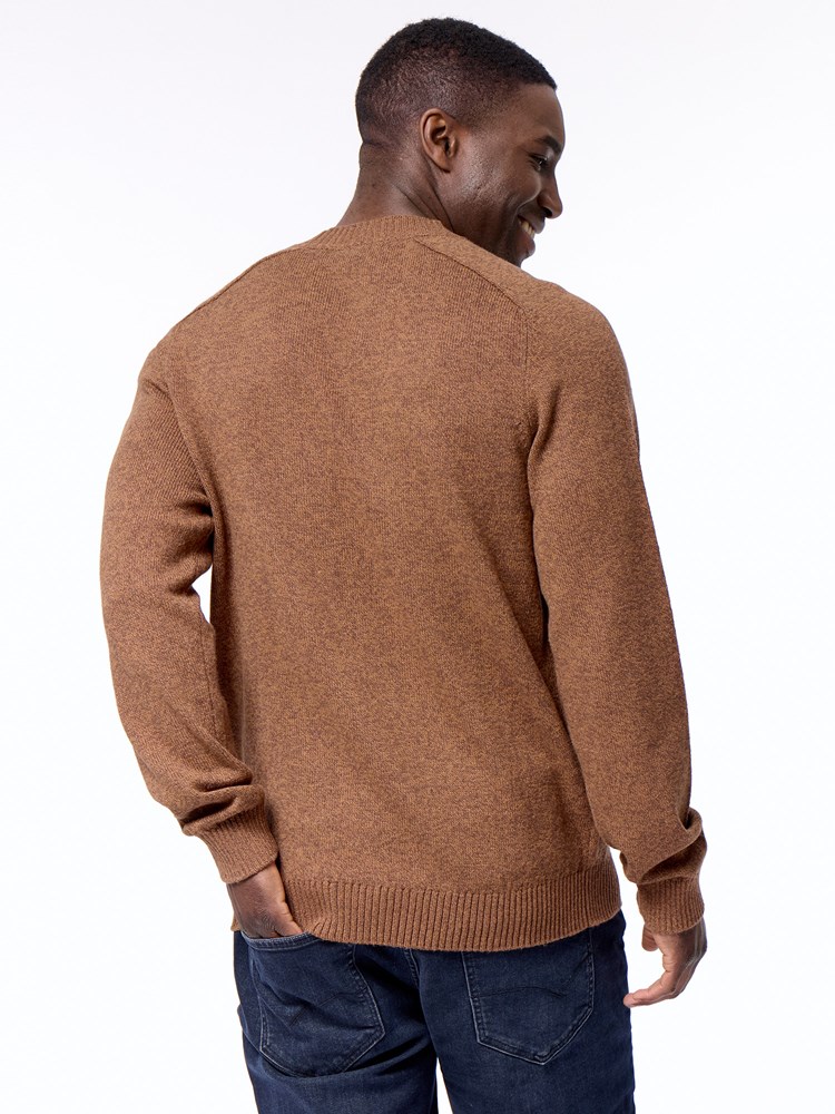 Melange sweater Melange sweather TO1 Nuthatch 19.jpg_Back||Back