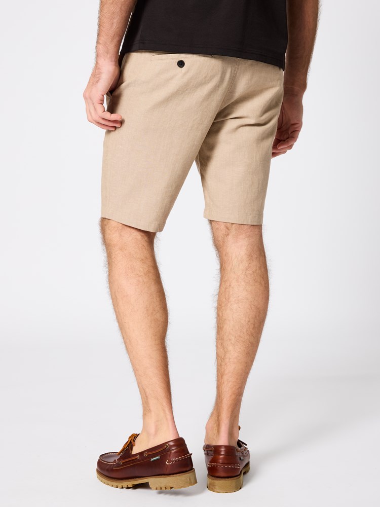 Regular colino bermuda Melange twill shorts beige (regular twill) 17_Regular colino bermuda AEI.jpg_