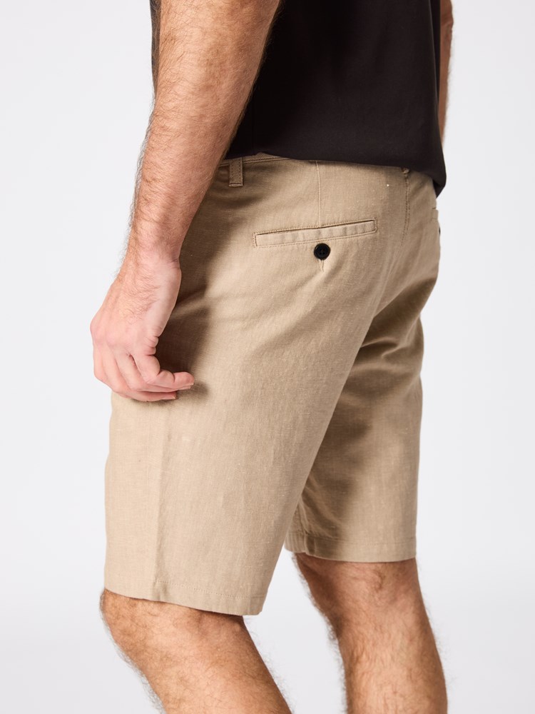 Regular colino bermuda Melange twill shorts beige (regular twill) 19_Regular colino bermuda AEI.jpg_
