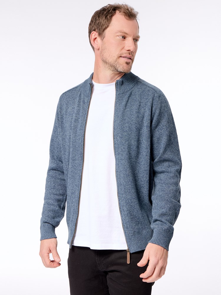 Melange zip cardigan Melange zip Cardigan EHI Midnight Na 6_Melange zip cardigan EHI.jpg_