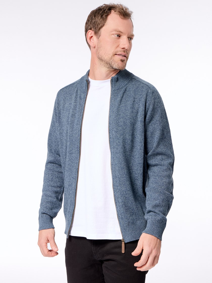 7512442 EHI Melange zip Cardigan EHI Midnight Na 6_Melange zip cardigan EHI.jpg_
