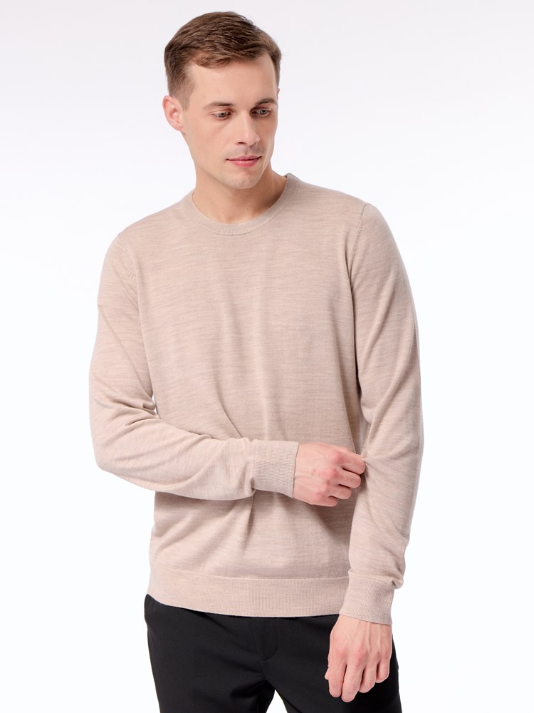 Merino strikkegenser Merino strikkegenser S88 Simply taup 5.jpg_