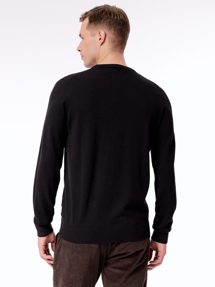 Merino strikkegenser Merinos strikkegenser ID2 Meteorite 16.jpg_Back||Back