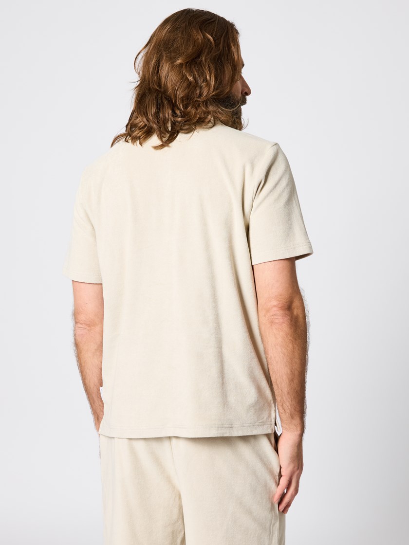 7511353 I3O Nalu polo t-skjorte beige 33_Nalu polo t-skjorte I3O 7511353.jpg_Back||Back