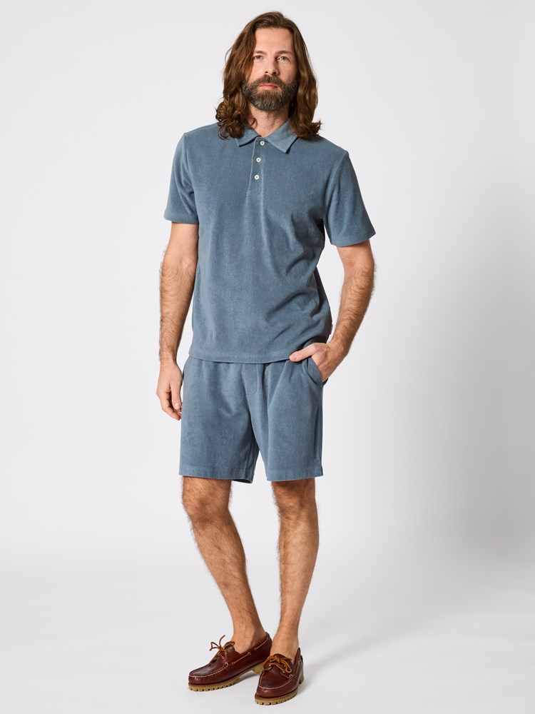 Nalu polo t-skjorte Nalu polo t-skjorte blå 38_Nalu polo t-skjorte IFI 7511353.jpg_Front||Front