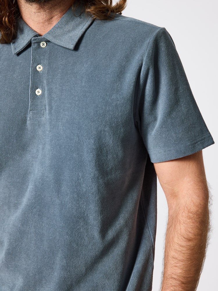 Nalu polo t-skjorte Nalu polo t-skjorte blå 62_Nalu polo t-skjorte IFI 7511353.jpg_Front||Front