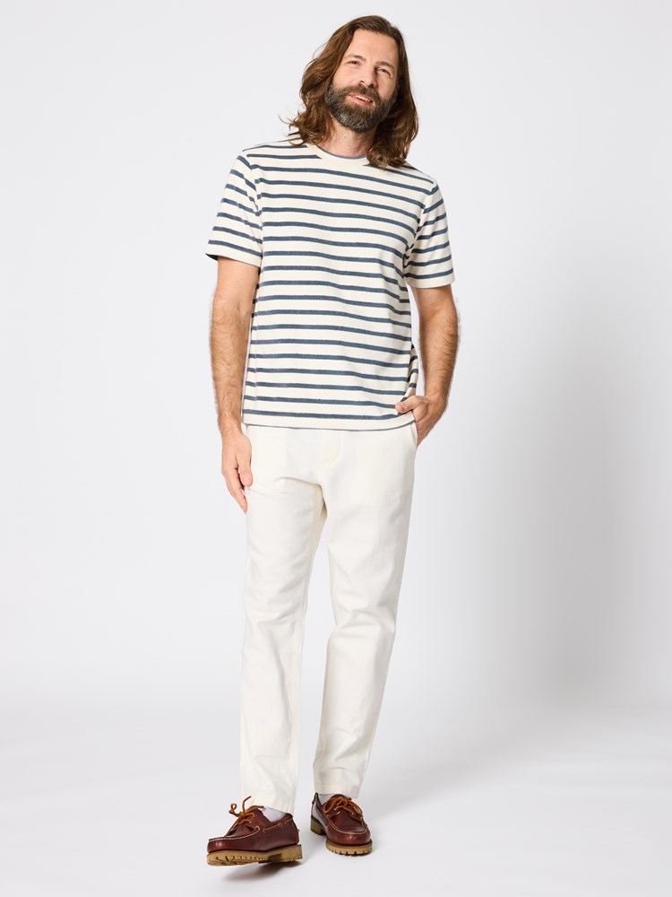 Nalu stripete t-skjorte Nalu t-skjorte blå 1_Nalu stripete t-skjorte IFI 7511454.jpg_Front||Front