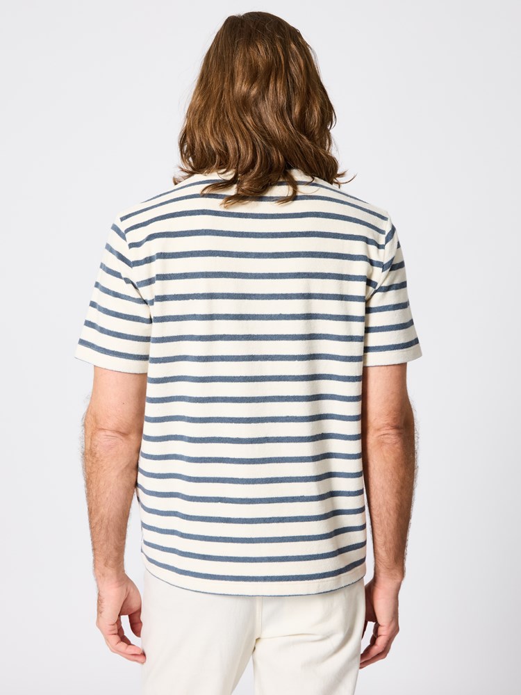 Nalu stripete t-skjorte Nalu t-skjorte blå 45_Nalu stripete t-skjorte IFI 7511454.jpg_Back||Back