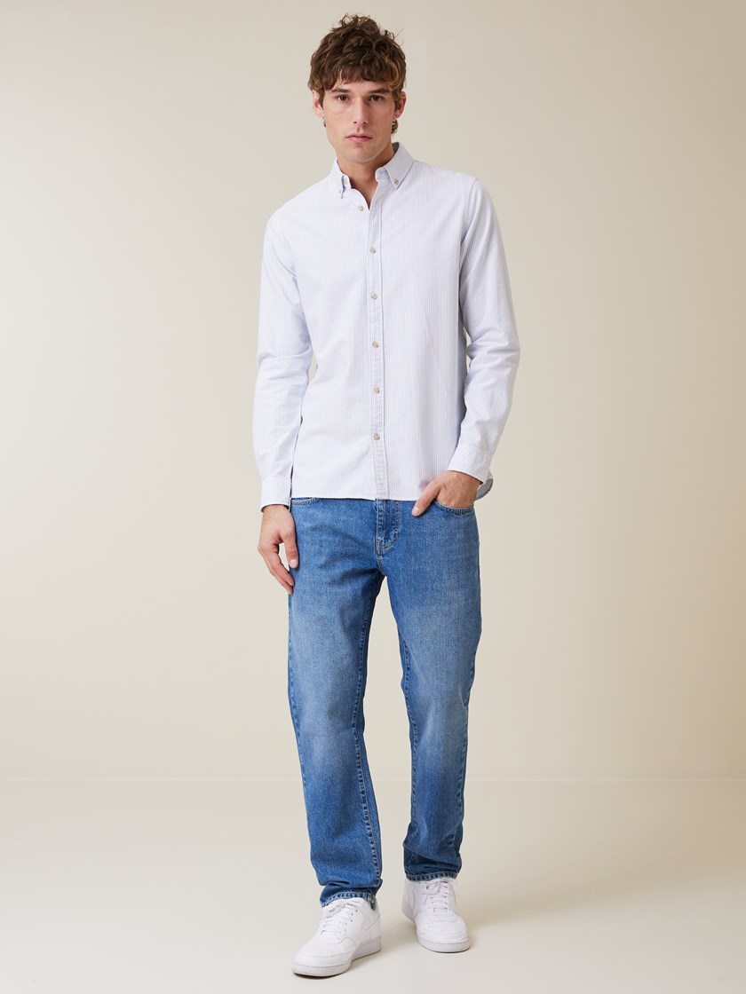 7501608 E8S Oxford_skjorte_stripete 4_Oxford striped shirt E8S_7501608 E8S.jpg_