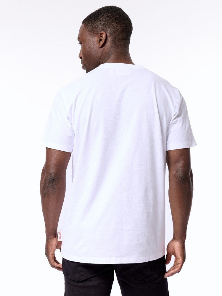 Peak t-shirt Peak t-shirt 068 bright white 20_Peak t-shirt O68.jpg_Back||Back