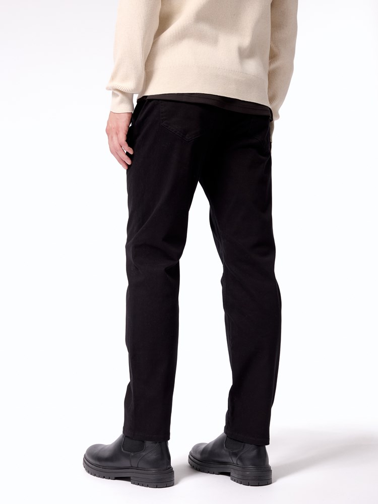 Regular 5-pocket stretch Regular 5-pocket stretch C18 Jet black 22.jpg_Back||Back