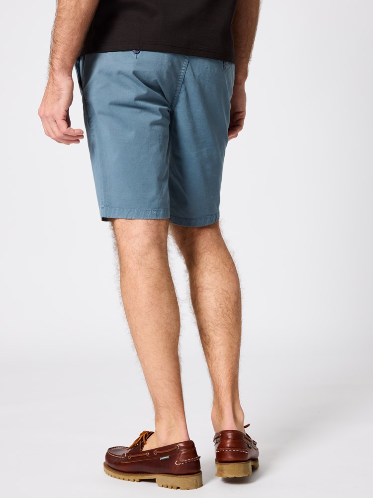 Regular str. twill bermuda Regular straight twill bermuda blå 22_Regular str. twill bermuda IFI.jpg_