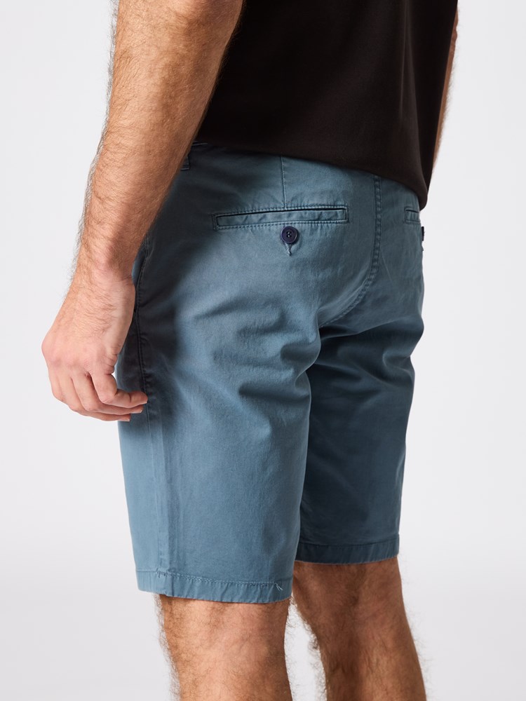 Regular str. twill bermuda Regular straight twill bermuda blå 26_Regular str. twill bermuda IFI.jpg_