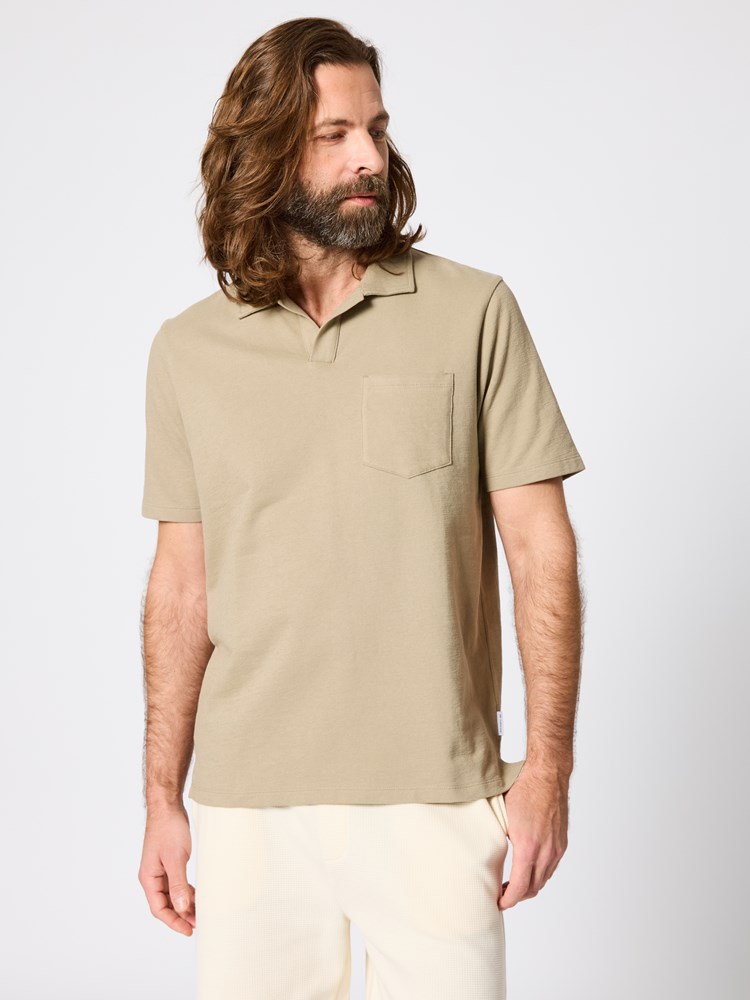 Roy polo t-skjorte Roy polo t-skjorte grønn 10_ADO_Roy polo t-skjorte ADO_Roy polo t-skjorte ADO 7511347.jpg_Front||Front