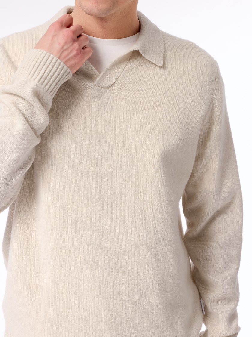 7511984 S10 Sigurd polo genser med ull S10 white swan 13_Sigurd pologenser med ull S10.jpg_