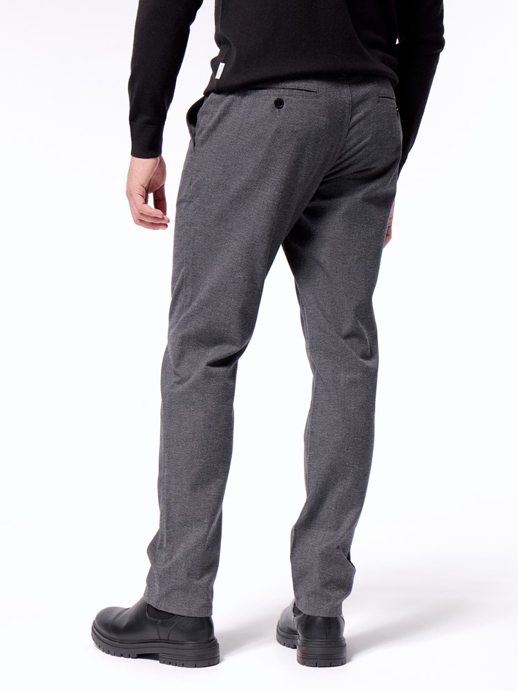 Slim structure chino Slim structure chino ID9 Charcole 68.jpg_Back||Back