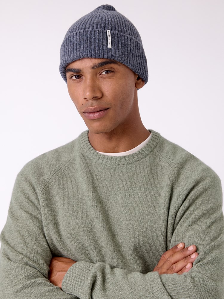 Strikket lue Strikket lue 7514010 Black Oyster 3_Strikket lue S05.jpg_