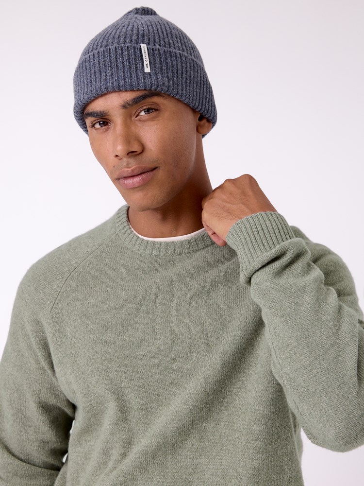 Strikket lue Strikket lue 7514010 Black Oyster 4_Strikket lue S05.jpg_