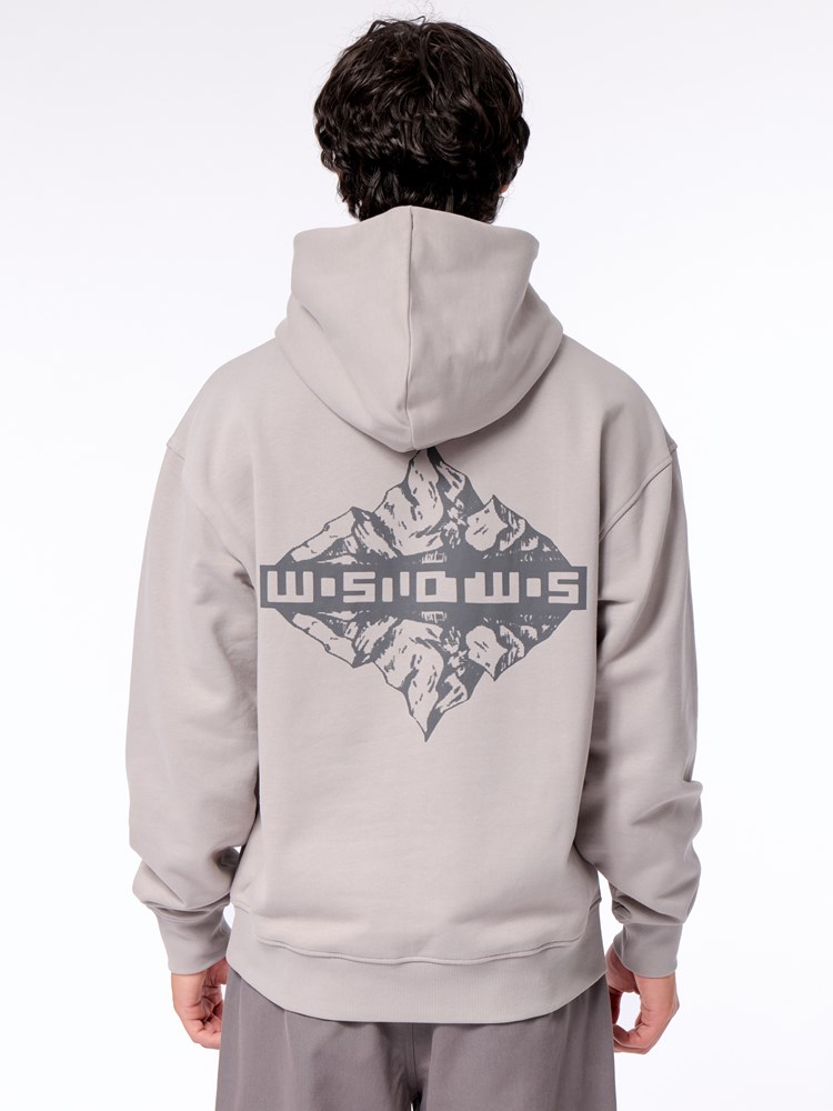 Tind hettegenser Tind hettegenser I5R Flint Gray 15.jpg_Back||Back