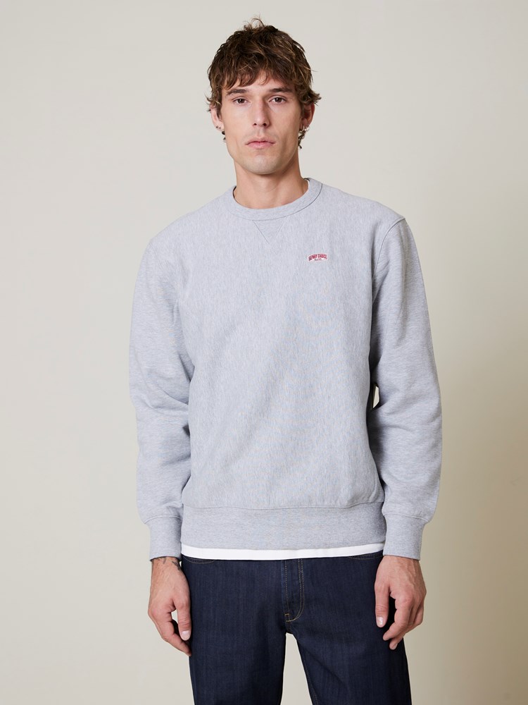 Worker melange sweatshirt Worker melange sweatshirt grey melange 3_Worker melange sweatshirt IEF.jpg_