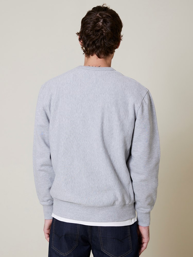 Worker melange sweatshirt Worker melange sweatshirt grey melange 4_Worker melange sweatshirt IEF.jpg_