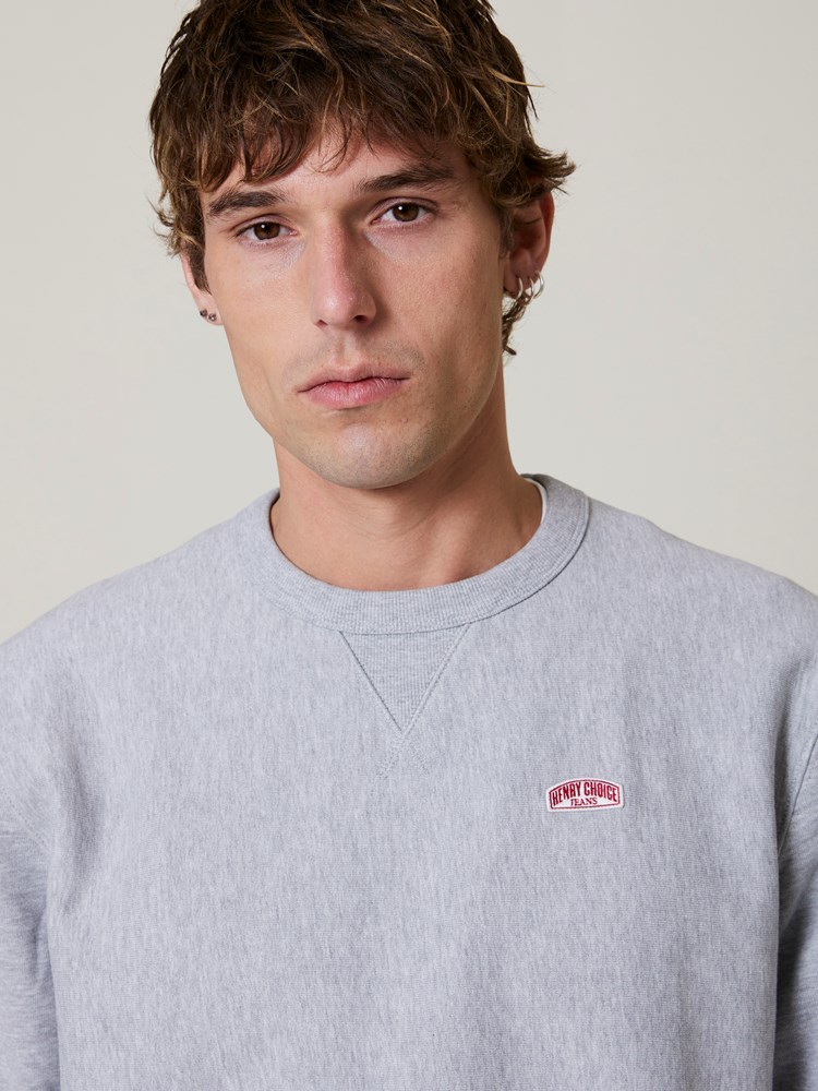 Worker melange sweatshirt Worker melange sweatshirt grey melange 7_Worker melange sweatshirt IEF.jpg_
